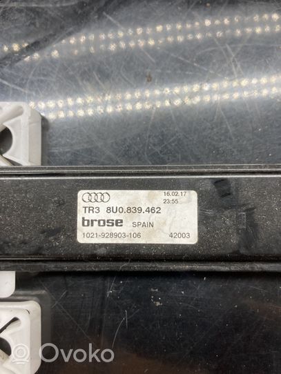 Audi Q3 8U Takaoven manuaalinen ikkunan nostin 8U0839462