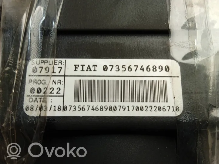 Fiat 500X Przycisk / Pokrętło regulacji oświetlenia deski rozdzielczej 07356746890