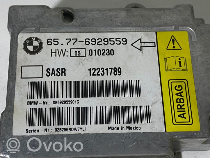 BMW 7 E65 E66 Sensore d’urto/d'impatto apertura airbag 6929559