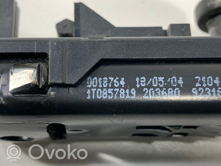 Volkswagen Touran I Silniczek regulacji pasów bezpieczeństwa 1T0857819