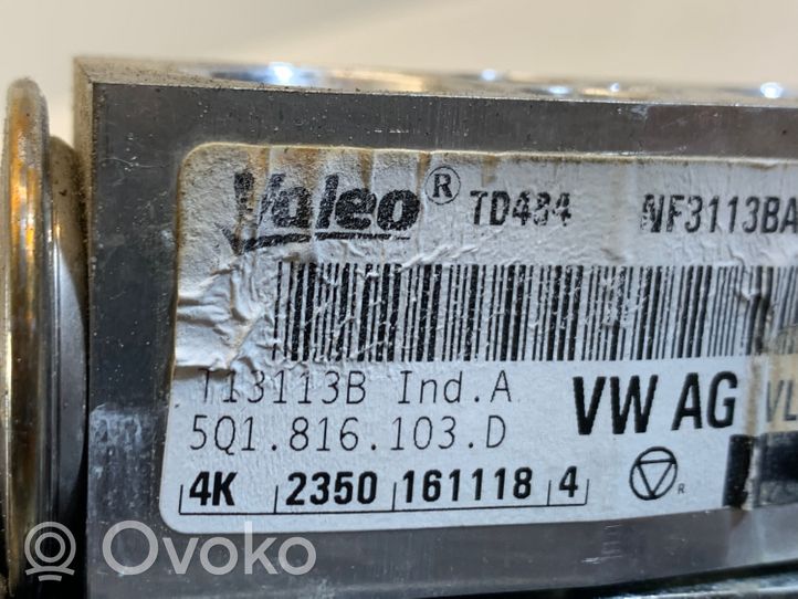 Volkswagen Golf VII Radiateur soufflant de chauffage 5Q1816103D