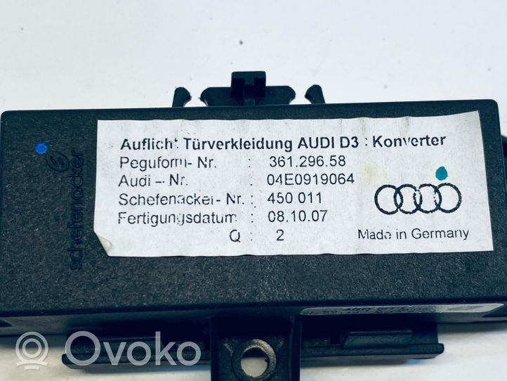 Audi A8 S8 D3 4E Durų elektronikos valdymo blokas 4E0919064