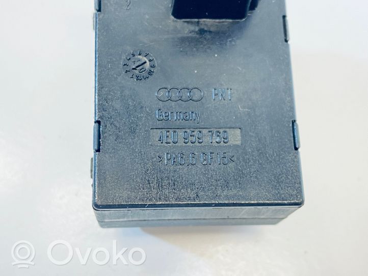 Audi A8 S8 D3 4E Przyciski pamięci fotela 4E0959769