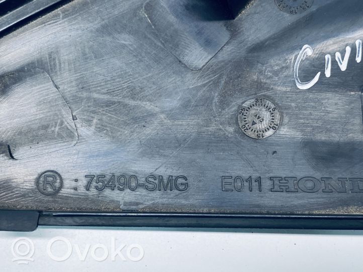 Honda Civic Obudowa lusterka zewnętrznego drzwi przednich 75490SMGE011