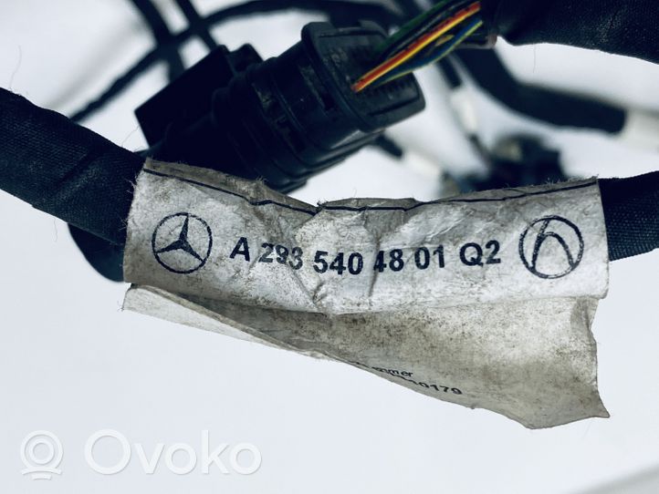 Mercedes-Benz EQC Pysäköintitutkan anturin johtosarja (PDC) A2935404801