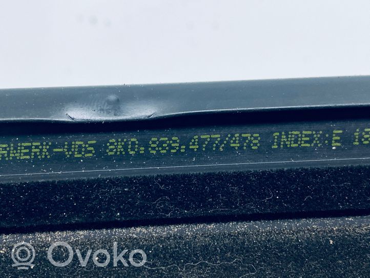 Audi A4 S4 B8 8K Galinė sandarinimo guma (prie stiklo) 8K0839477F