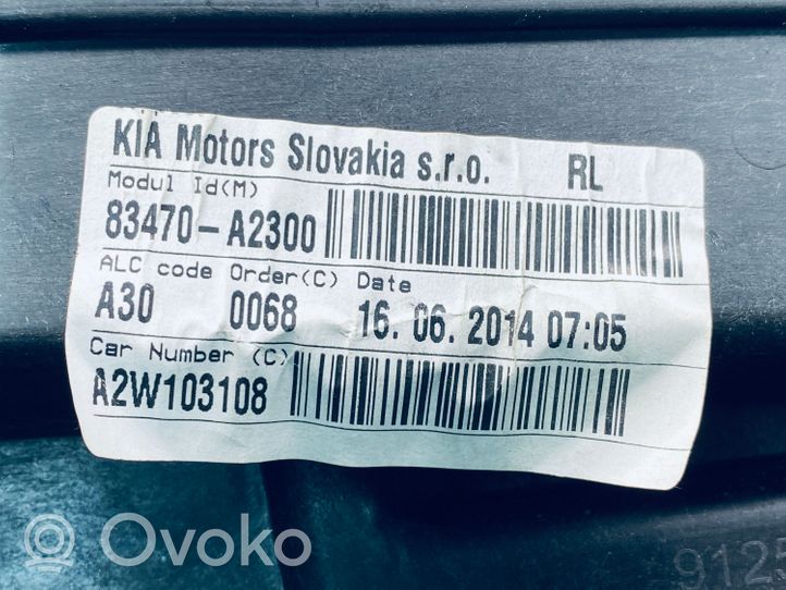 KIA Ceed Takaikkunan nostomekanismi ilman moottoria 83471A2000