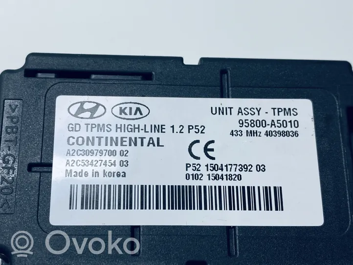 Hyundai i30 Module de pression des pneus 95800A5010