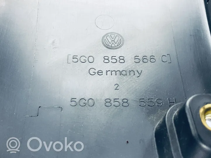 Volkswagen Golf VII Ohjauspyörän pylvään verhoilu 5G0858566C