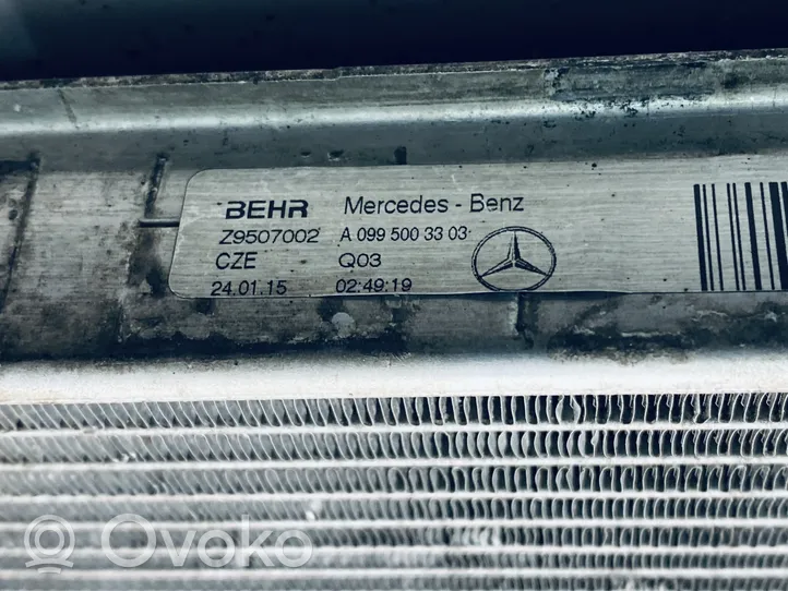 Mercedes-Benz S W222 Jäähdyttimen lauhdutin A0995003303