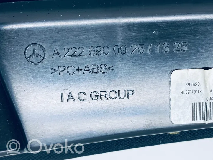 Mercedes-Benz S W222 Inny element półki bagażowej A2226904104