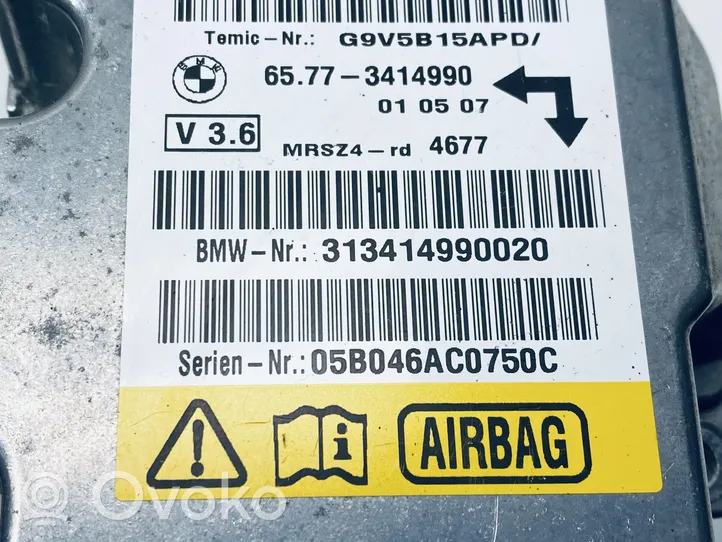 BMW X3 E83 Sterownik / Moduł Airbag 65773414990