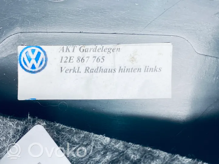 Volkswagen e-Up Šoninė apdaila prie galinės sėdynės (viršus) 12E867765