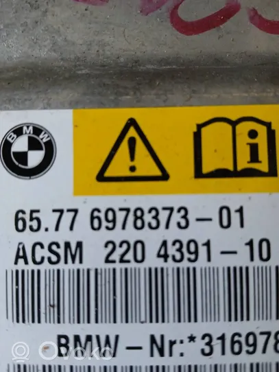 BMW M5 Centralina/modulo airbag 6978373