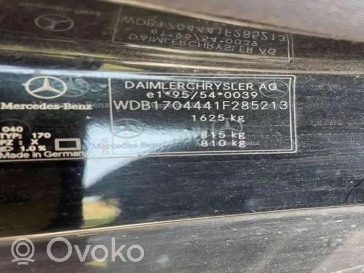 Mercedes-Benz SLK AMG R170 Valytuvų apdaila (-os) 1708310144