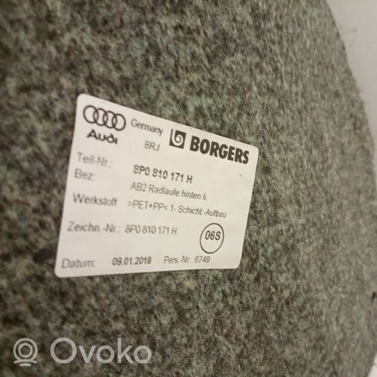 Audi A3 S3 8P Nadkole tylne 