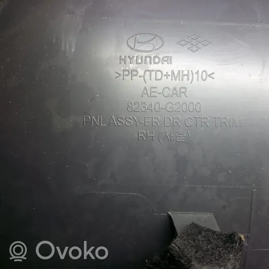 Hyundai Ioniq Etuoven verhoilu 