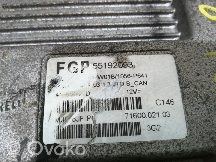 Fiat Punto (188) Calculateur moteur ECU 