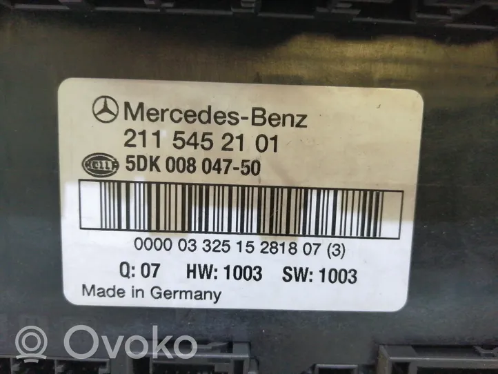Mercedes-Benz E W211 Unité de contrôle SAM 