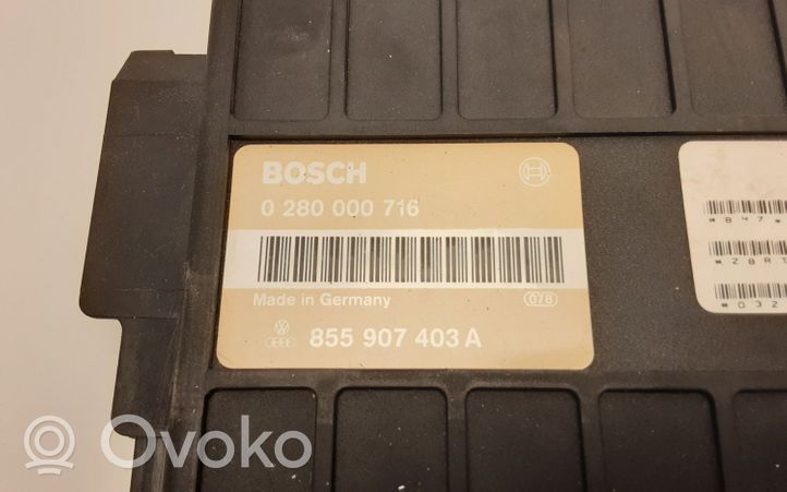 Audi 80 90 B3 Motorsteuergerät/-modul 0280000716