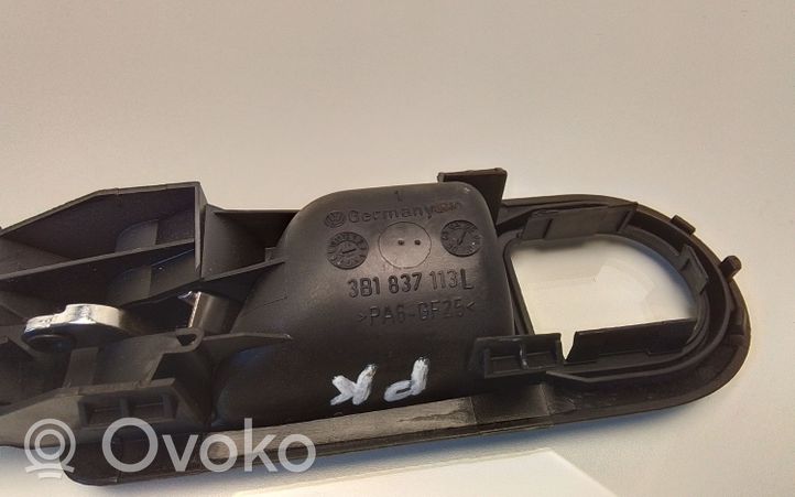 Volkswagen Bora Front door interior handle 3B1837113L