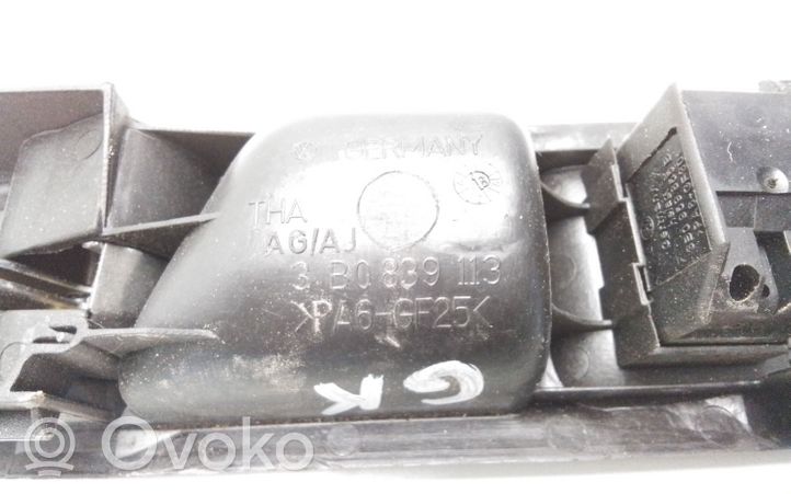 Volkswagen Bora Maniglia interna per portiera posteriore 3B0839113