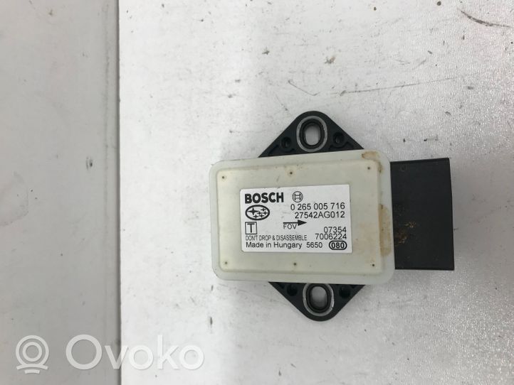 Subaru Outback Sensore di imbardata accelerazione ESP 0265005716