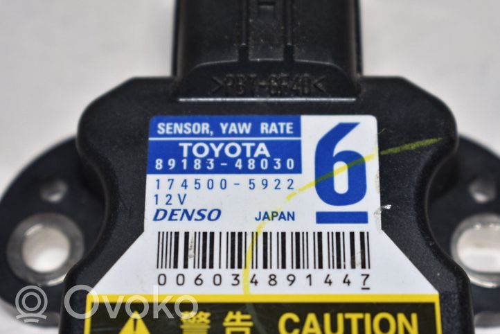 Toyota Land Cruiser (J120) Sensore di imbardata accelerazione ESP 8918348030