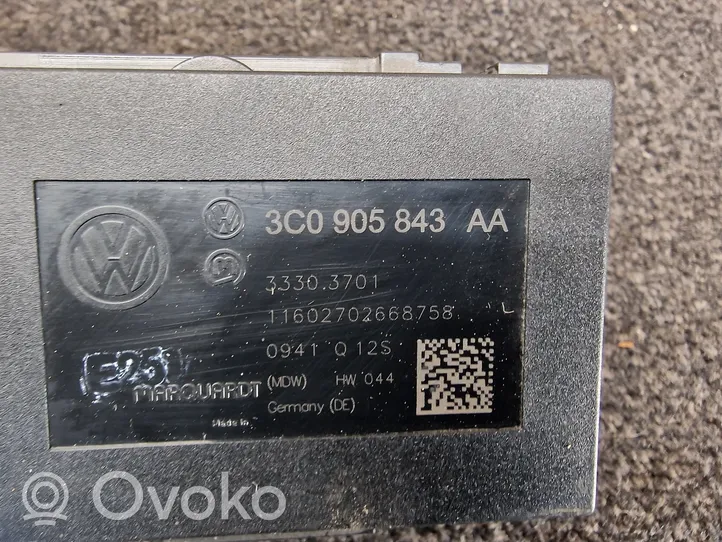 Volkswagen PASSAT B7 Užvedimo spynelė 3C0905843AA