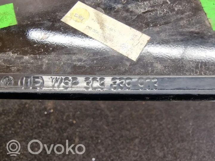 Volkswagen PASSAT B7 Rear door glass trim molding 3C9839903