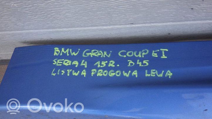 BMW 4 F32 F33 Etuoven kynnyksen suojalista 128603104