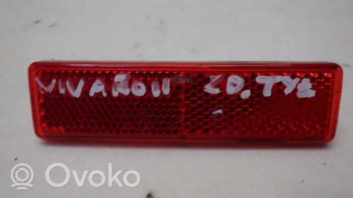 Opel Vivaro Rear tail light reflector 7700353184