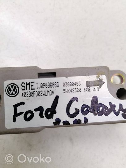 Ford Galaxy Capteur de collision / impact de déploiement d'airbag 1J0909606G