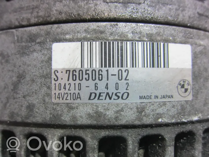 BMW X3 F25 Alternator 7605061