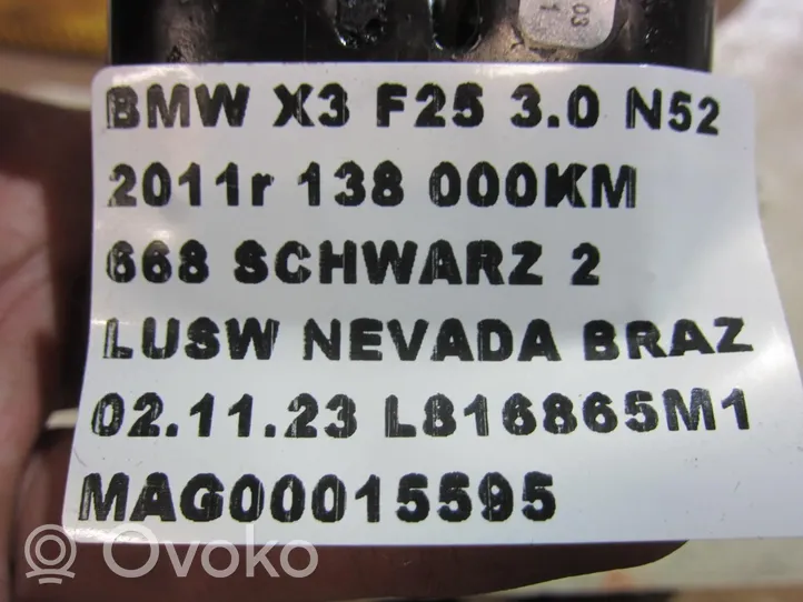 BMW X3 F25 Fibbia della cintura di sicurezza posteriore 7235456