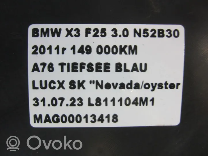 BMW X3 F25 Nadkole przednie 7213644