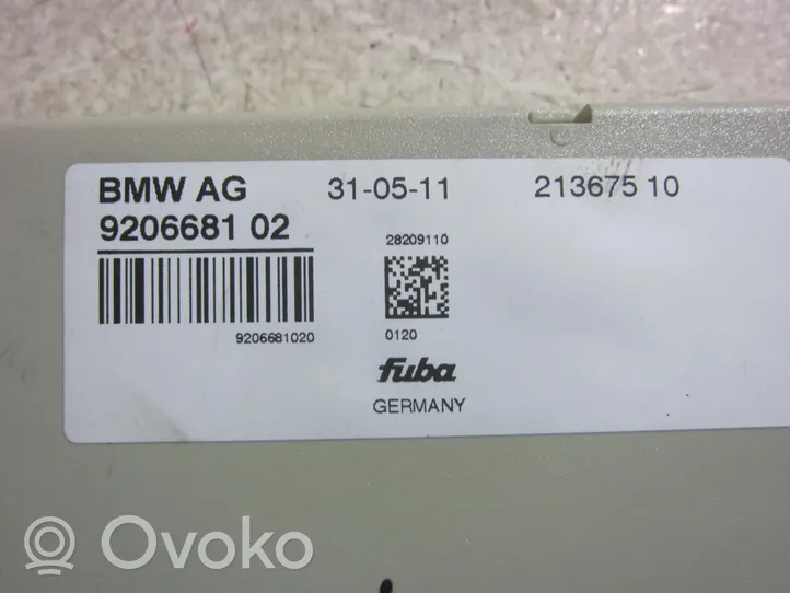 BMW 6 F12 F13 Moduł / Sterownik anteny 65209206681