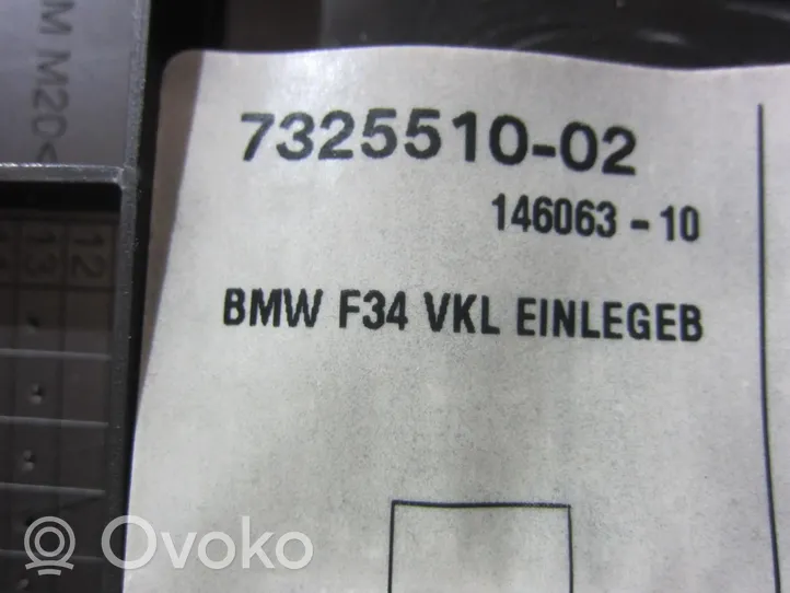 BMW 3 GT F34 Support boîte de batterie 7298056