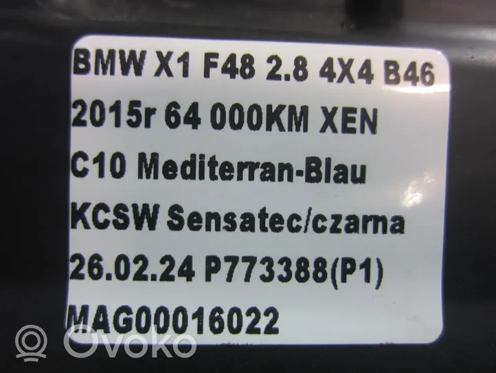 BMW X1 F48 F49 Protezione inferiore del serbatoio del carburante 7354760