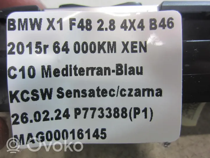 BMW X1 F48 F49 Interruptor del sensor de aparcamiento (PDC) 61319374834