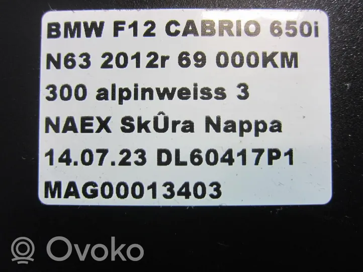 BMW 6 F12 F13 Vairo ašies apdaila 9217806