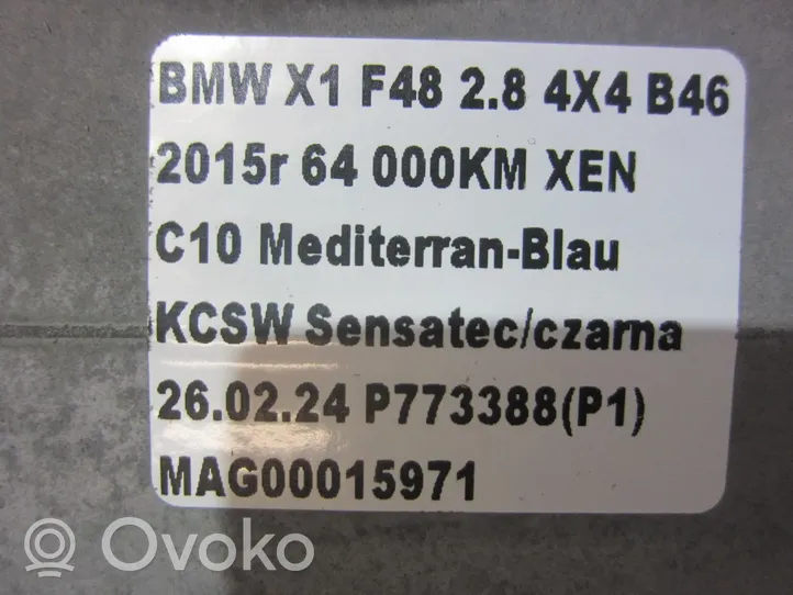 BMW X1 F48 F49 Takapuskurin tukipalkki 33366858474