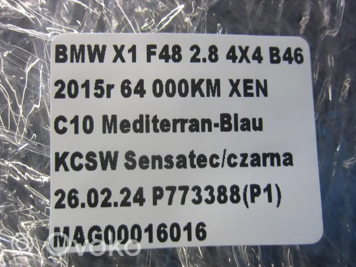 BMW X1 F48 F49 Set di tappetini per auto 7410382