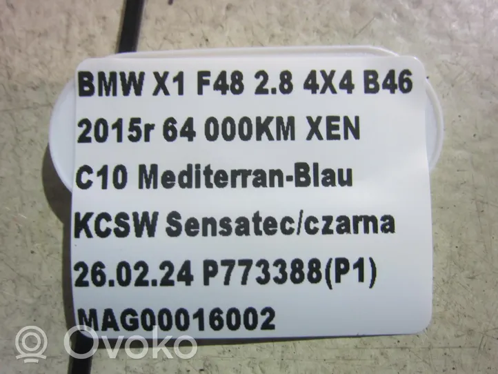 BMW X1 F48 F49 Parte del condotto di aspirazione dell'aria 7613889