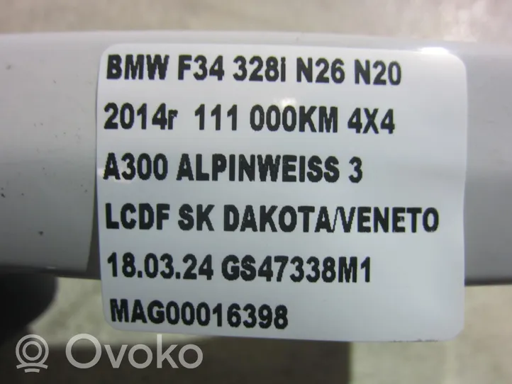 BMW 3 GT F34 Klamka zewnętrzna drzwi 7332565