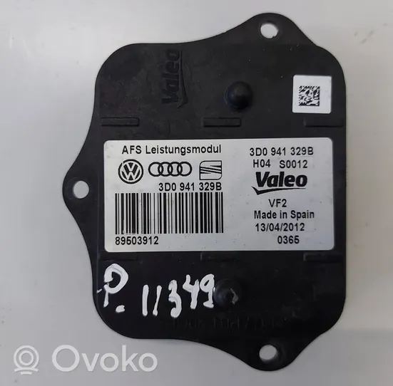 Volkswagen PASSAT B7 Sterownik / moduł świateł Xenon 3D0941329B