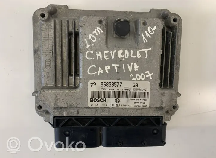 Chevrolet Captiva Sterownik / Moduł ECU 96858577