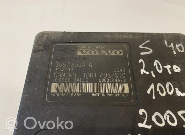 Volvo S40 Pompe ABS 30672504A