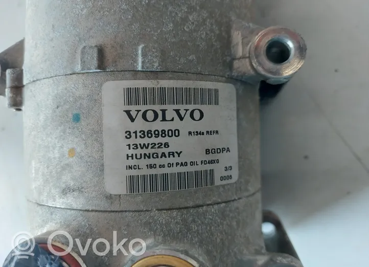 Volvo V70 Kompresor / Sprężarka klimatyzacji A/C 31369800