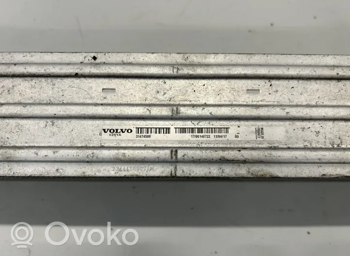 Volvo S60 Välijäähdyttimen jäähdytin 31474506